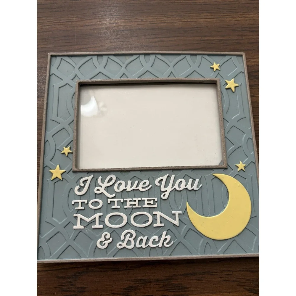 I Love You To The Moon And Back Celestial Wall Hang Photo Frame